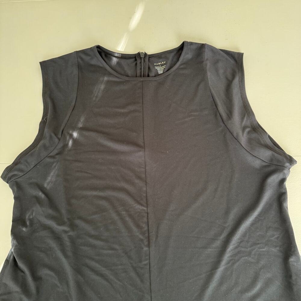 Varley Milling Playsuit Black NWOT Sleeveless Size Large Romper Casual Stretch - Picture 4 of 9